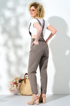 Полукомбинезон 448 серый Euro Moda