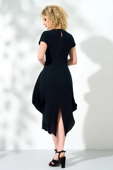 Платье 452 черный Euro Moda