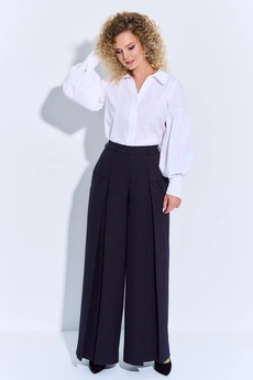 Брюки 465 синий Euro Moda