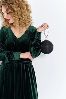 Платье 492 зеленый Euro Moda