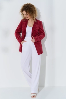 Костюм брючный 516 бордо Euro Moda