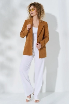 Костюм брючный 516 горчица Euro Moda