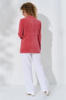 Костюм брючный 516 коралл Euro Moda