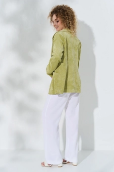 Костюм брючный 516 салат Euro Moda