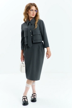 Костюм с юбкой 542 Euro Moda