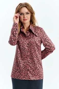 Блузка 547 розовый Euro Moda