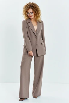 Костюм брючный 620 бежевый Euro Moda