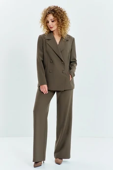 Костюм брючный 624 хаки Euro Moda