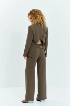 Костюм брючный 624 хаки Euro Moda