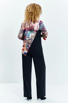 Костюм брючный 626 мультиколор Euro Moda