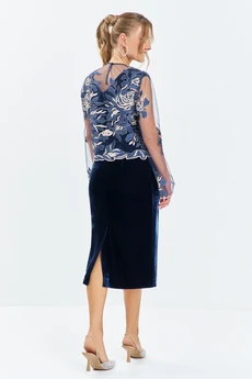 Костюм с платьем 660 Euro Moda