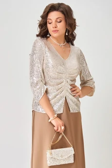 Блузка 20791 золотисто-бежевый FITA