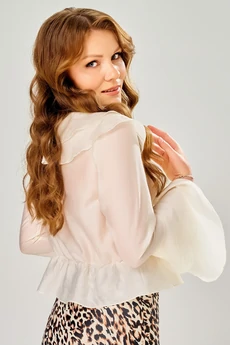 Блузка 20811 экрю  FITA