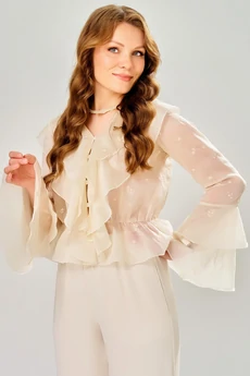 Блузка 20812 экрю  FITA