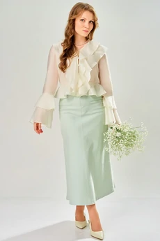 Юбка 20822 мятное суфле FITA