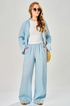 Костюм брючный 3312 небесно-голубой FITA