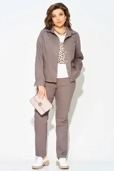 Костюм брючный 40111 шоколадный  FITA