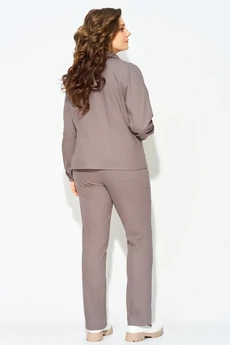 Костюм брючный 40111 шоколадный  FITA