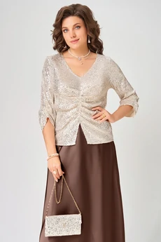 Костюм с юбкой+сумка 4153 FITA