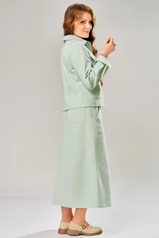 Костюм с юбкой 4203 мятное суфле FITA