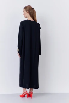 Платье 2067-01 черный FLAIM