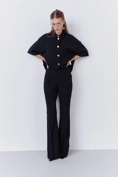 Брюки 2070 черный горох FLAIM