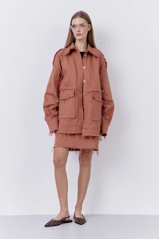 Бомбер 2078-01 розовый кирпич FLAIM