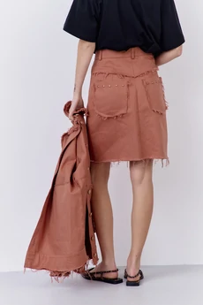 Юбка 2079-01 розовый кирпич FLAIM