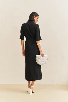 Платье 2098 черный FLAIM