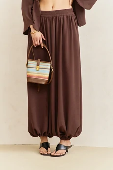 Костюм брючный 2100 коричневый FLAIM