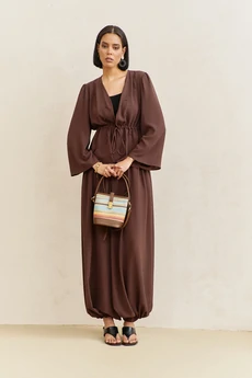 Блузка 2101 коричневый FLAIM