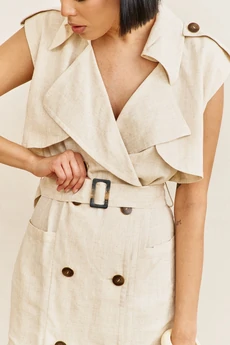 Платье 2103 бежевый FLAIM