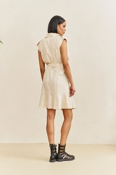 Платье 2103 бежевый FLAIM