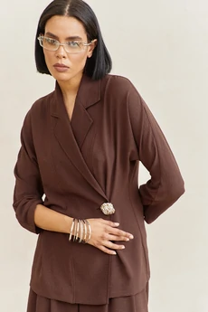 Жакет 2116 коричневый FLAIM