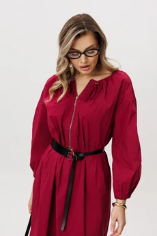 Платье 4708 багровый FantaziaMod