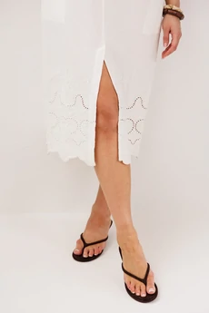 Платье 4850-1 белый FantaziaMod