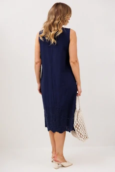 Платье 4850-1 синий FantaziaMod