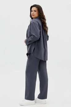 Костюм брючный 5076 черника FantaziaMod