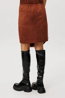 Костюм с юбкой 5201 медно-рыжий FantaziaMod