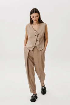 Костюм брючный 5220 беж FantaziaMod