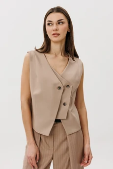 Костюм брючный 5220 беж FantaziaMod