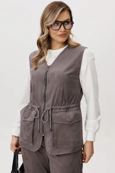 Костюм брючный 5229 дымчатый FantaziaMod