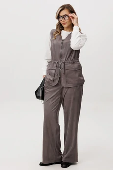 Костюм брючный 5229 дымчатый FantaziaMod