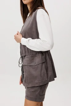 Костюм с шортами 5231 дымчатый FantaziaMod