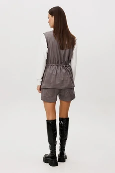 Костюм с шортами 5231 дымчатый FantaziaMod