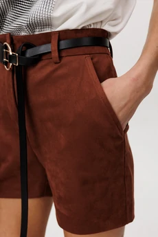 Костюм с шортами 5257 медно-рыжий FantaziaMod