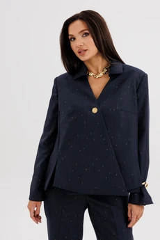 Костюм брючный 5301 синий FantaziaMod