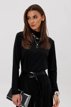 Костюм с юбкой 5304 черный FantaziaMod