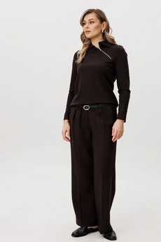 Костюм брючный 5311 горький шоколад FantaziaMod