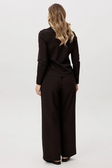 Костюм брючный 5311 горький шоколад FantaziaMod